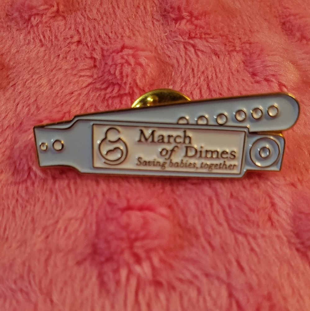 3/$18 ~ March of Dimes Tack Pin